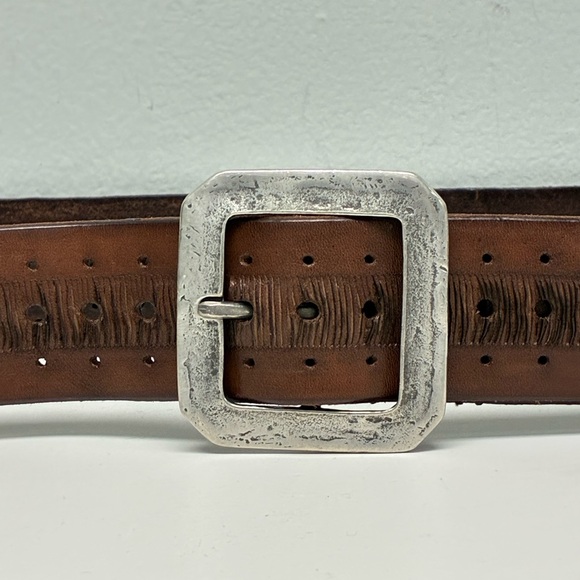 John Varvatos Other - John Varvatos Collection Brown Leather Belt Size 34